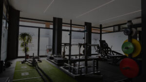 Foto di apertura del sito rappresentante la palestra del dottore Andrea Moro